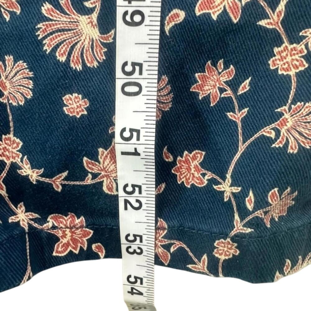 Future Collective x Jenny K. Lopez Floral Utility Jumpsuit Denim Blue Size 6 - Picture 11 of 15